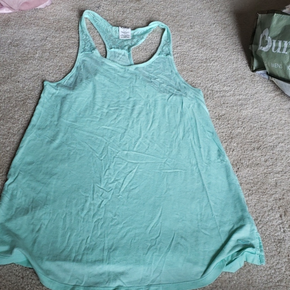 PINK tank top. Long